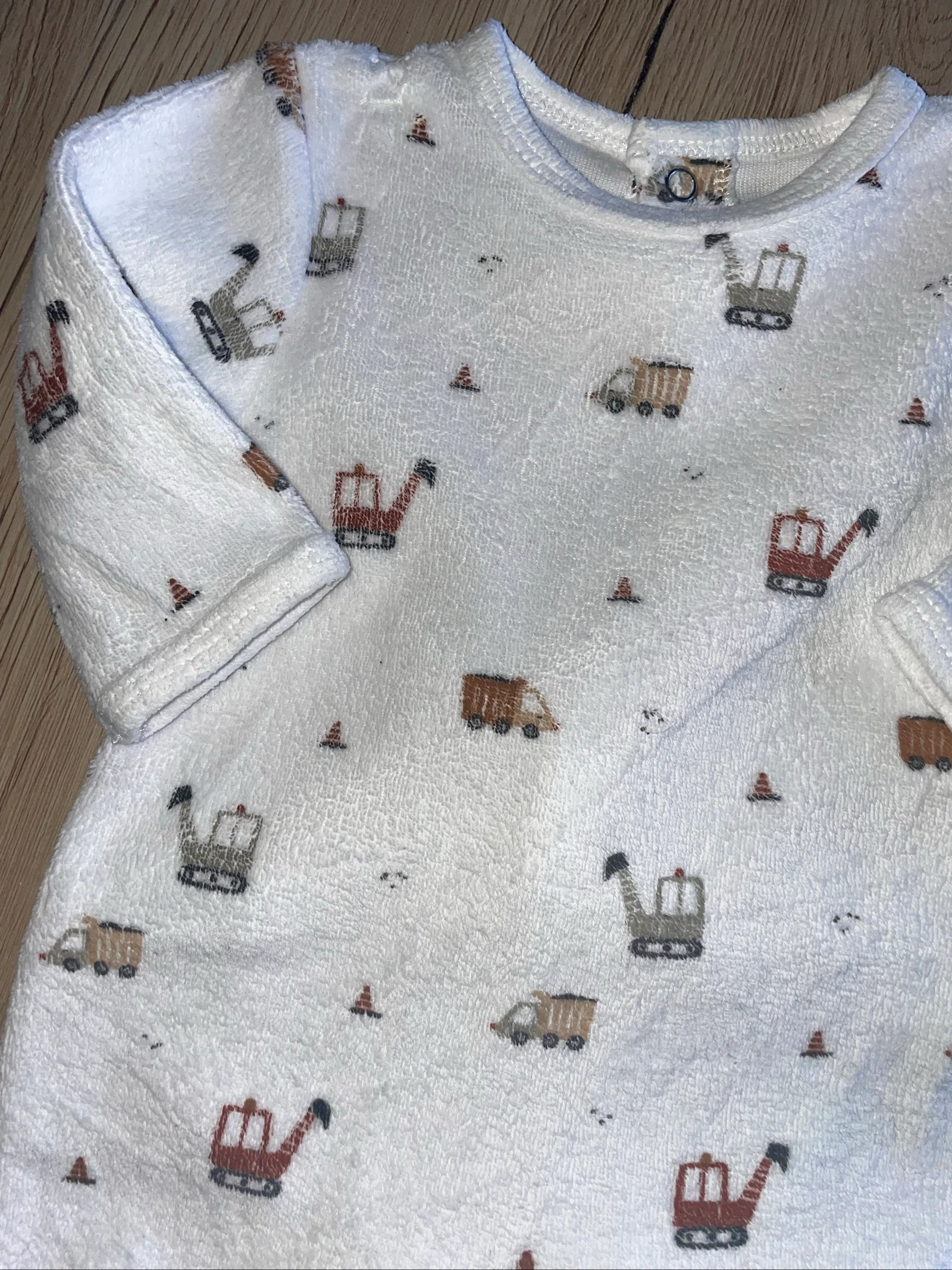 Velours pyjama 1 maand 55 cm Kiabi – photo 2
